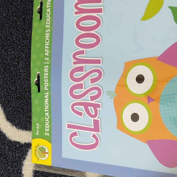 Teaching Tree - Owls Classroom Helper Chart - Set of 2 - NWT - Picture 2 of 8